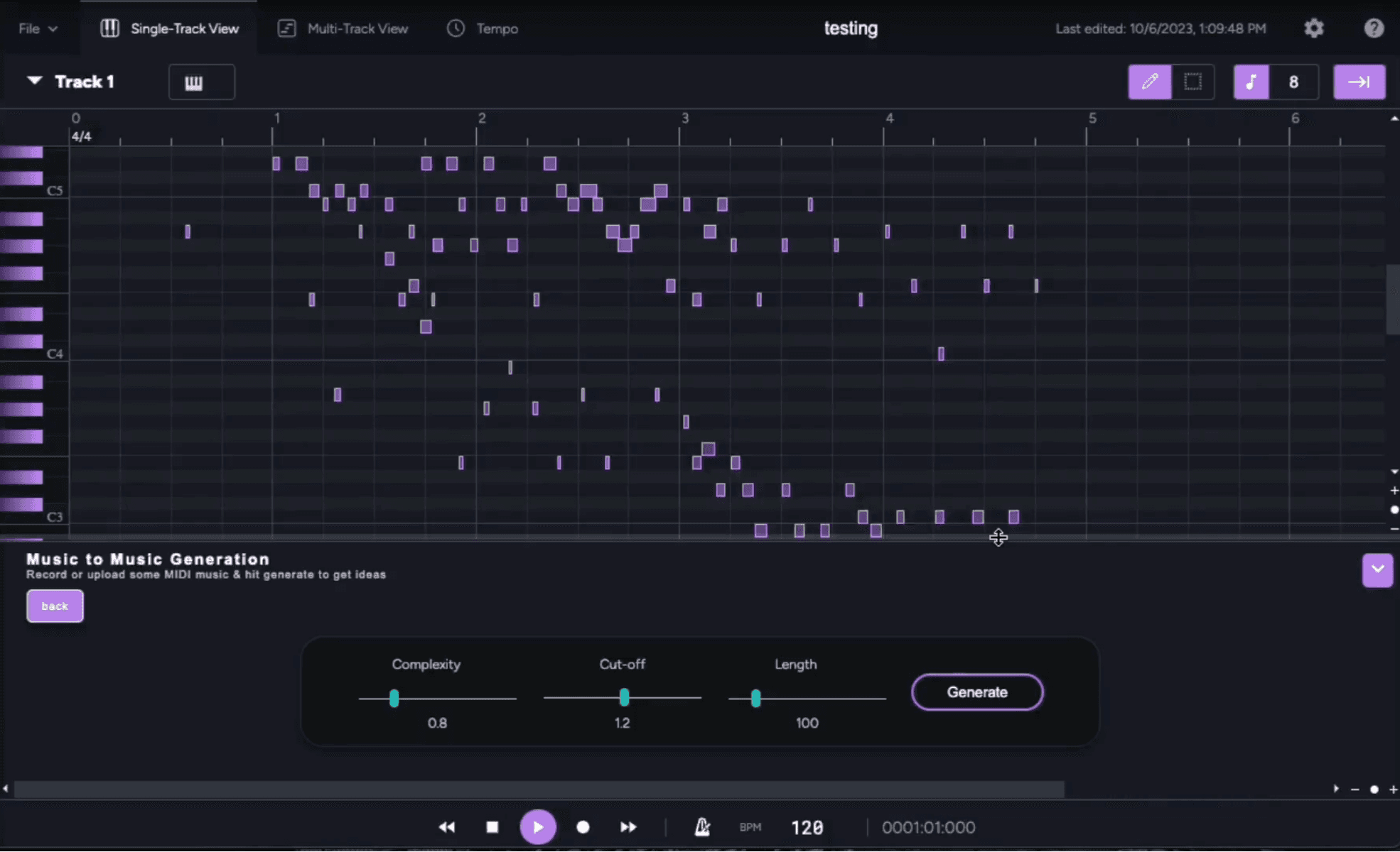 Staccato: The MuseNet Alternative for AI MIDI Music Generation