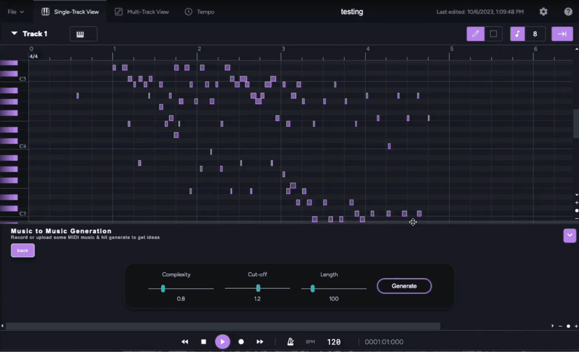 Staccato AI Instrument